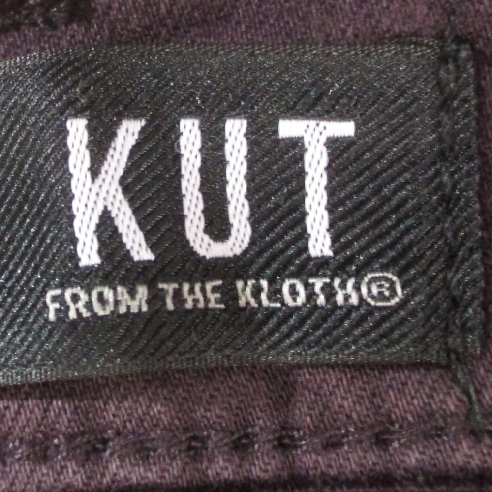 Kut From The Kloth Jeans Women's‎ 8 Purple Donna High Rise Ankle Skinny Denim - Picture 6 of 10